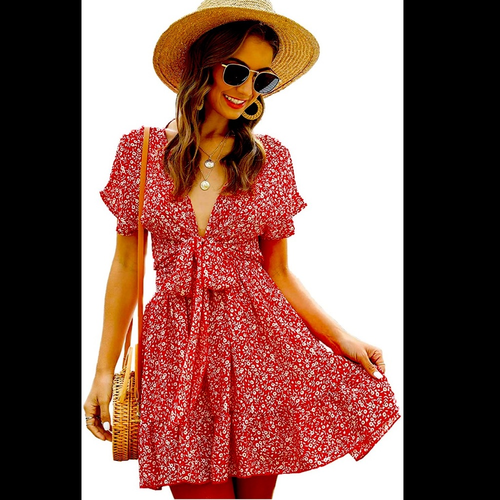 NWT Front tie sundress